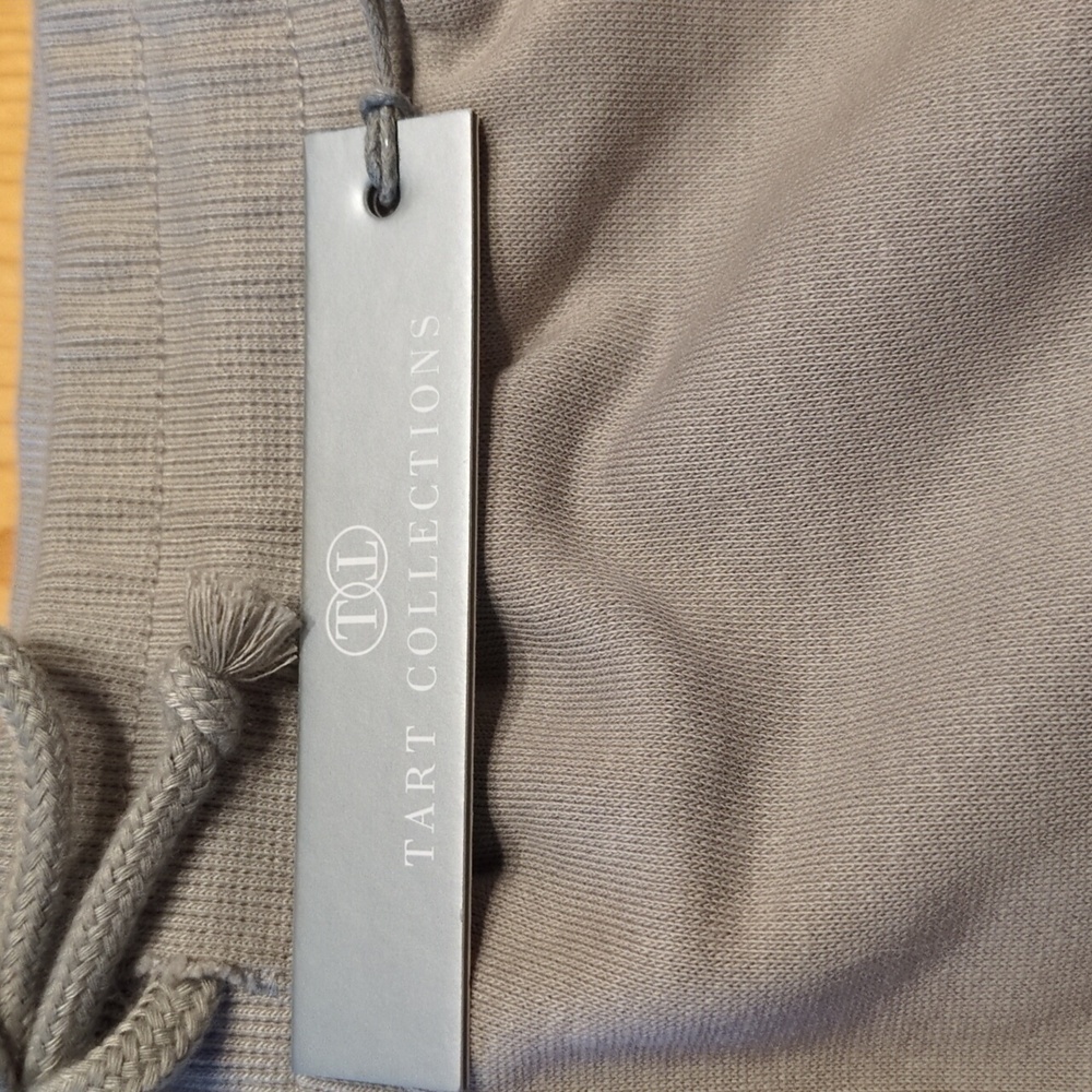 Tart Collections Hasma Oatmeal Drawstring Midi Skirt NWT High Low Raw Hem - Picture 11 of 14